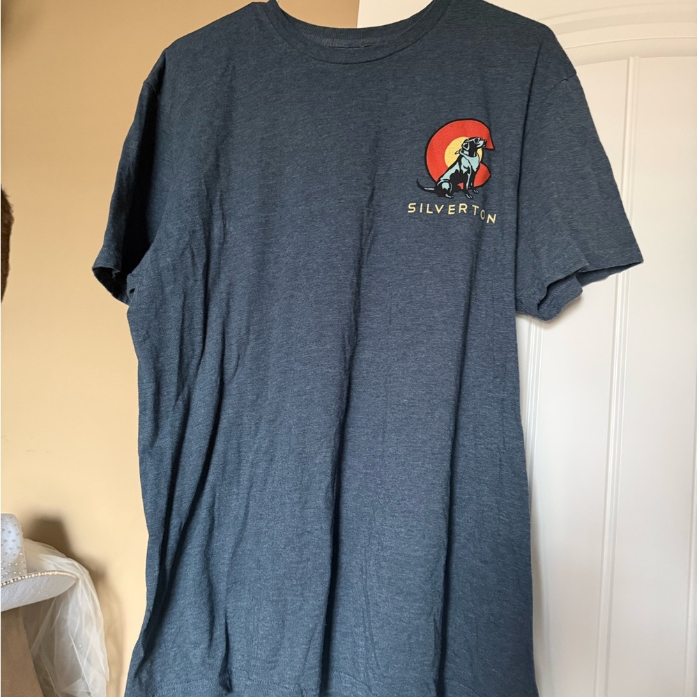 Silverton, Colorado Blue Graphic T-Shirt for Men